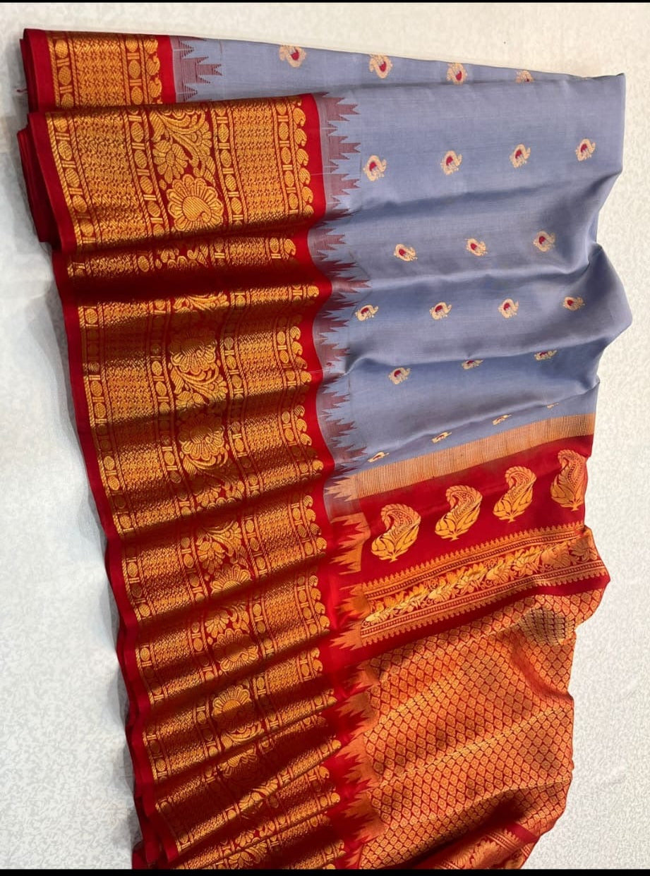 Gadwal Saree with Stripes