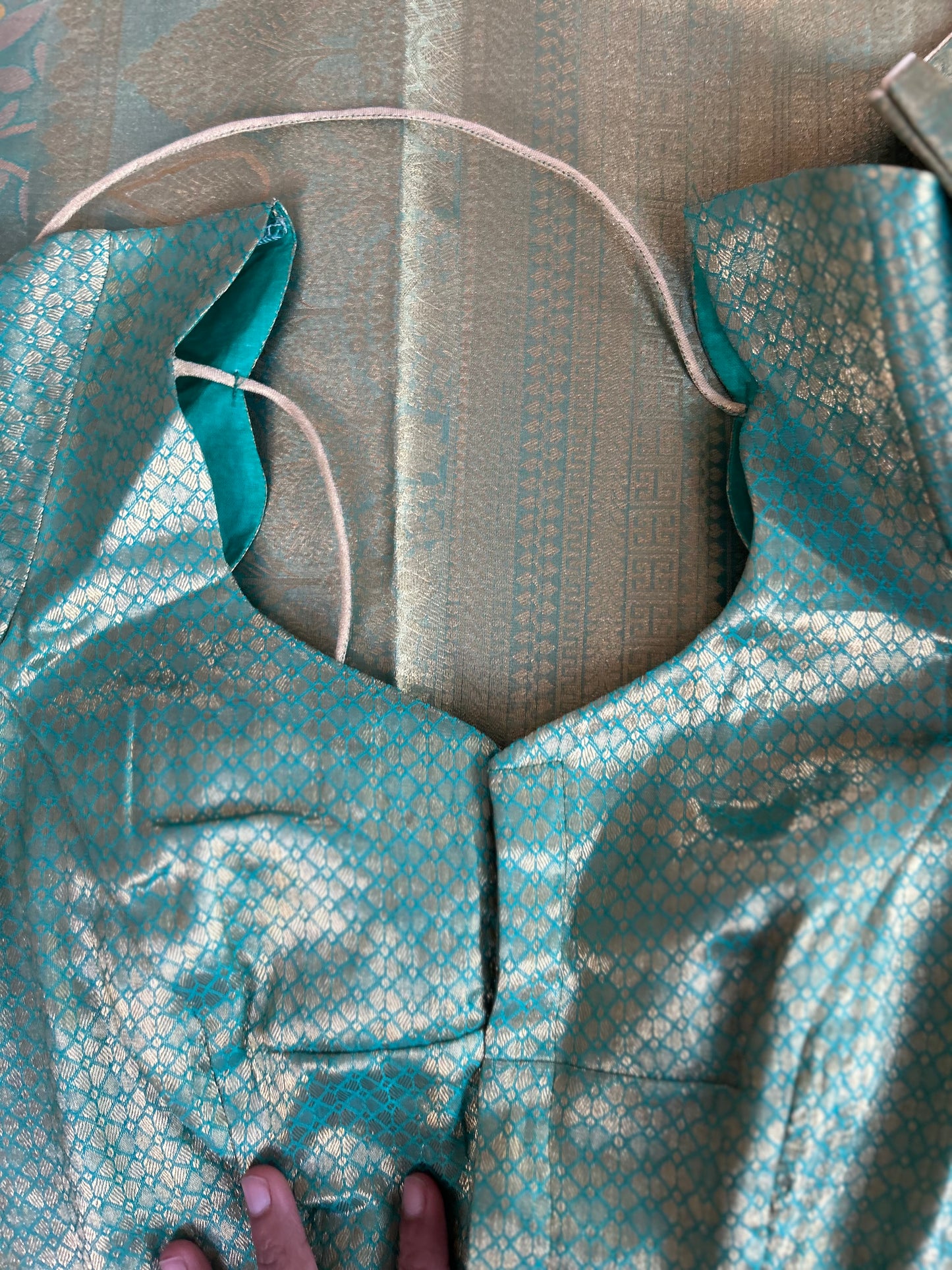 Designer Tissue Banarasi Saree in Green