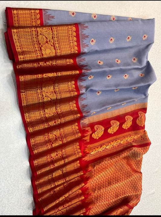 Gadwal Saree with Stripes