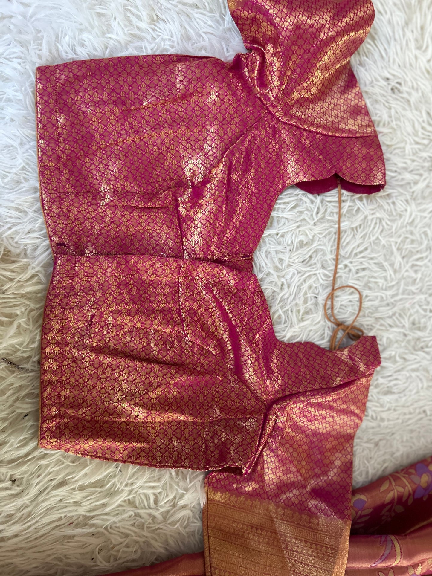 Designer Tissue Banarasi Saree in Pink