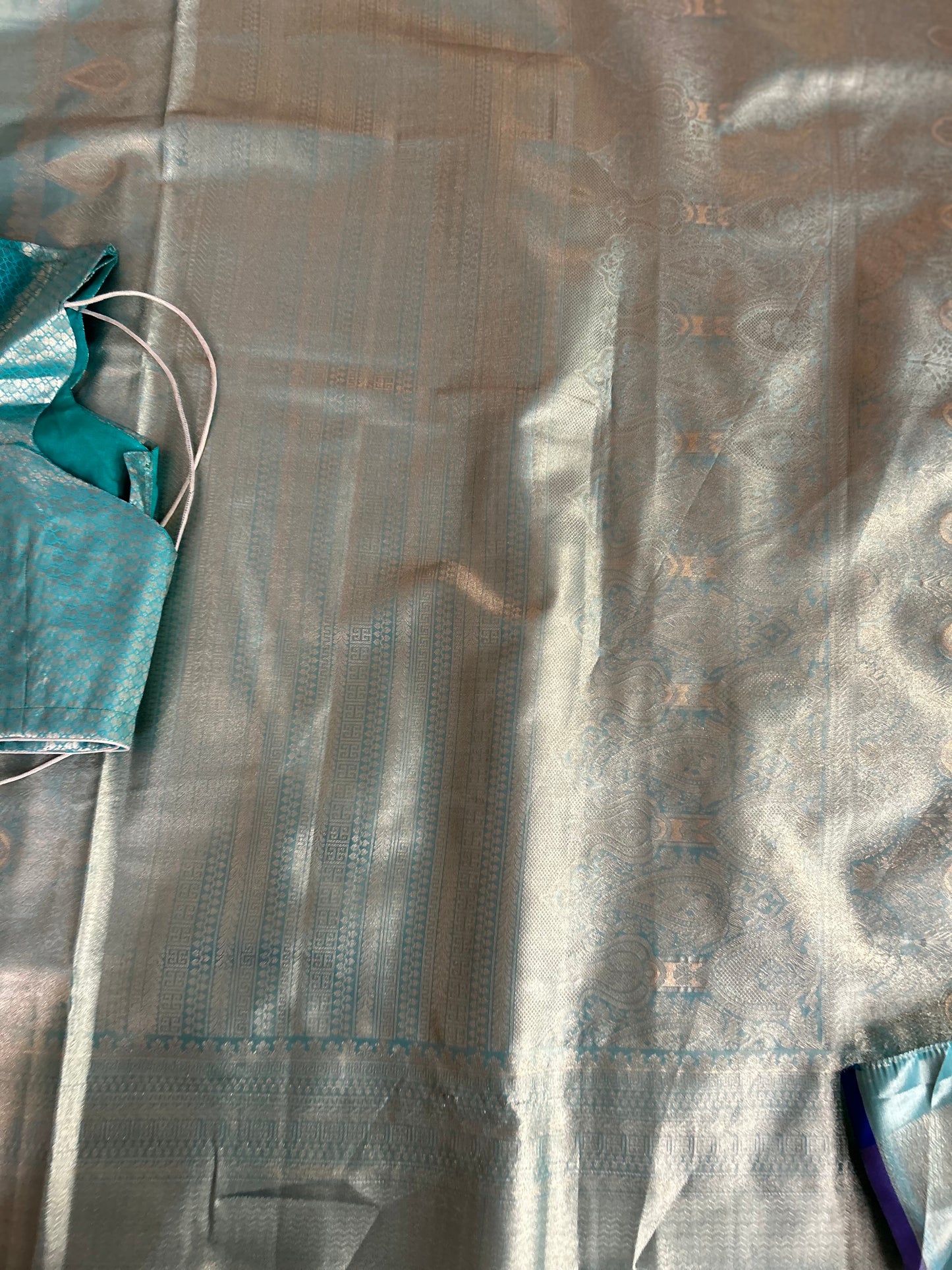 Designer Tissue Banarasi Saree in Green
