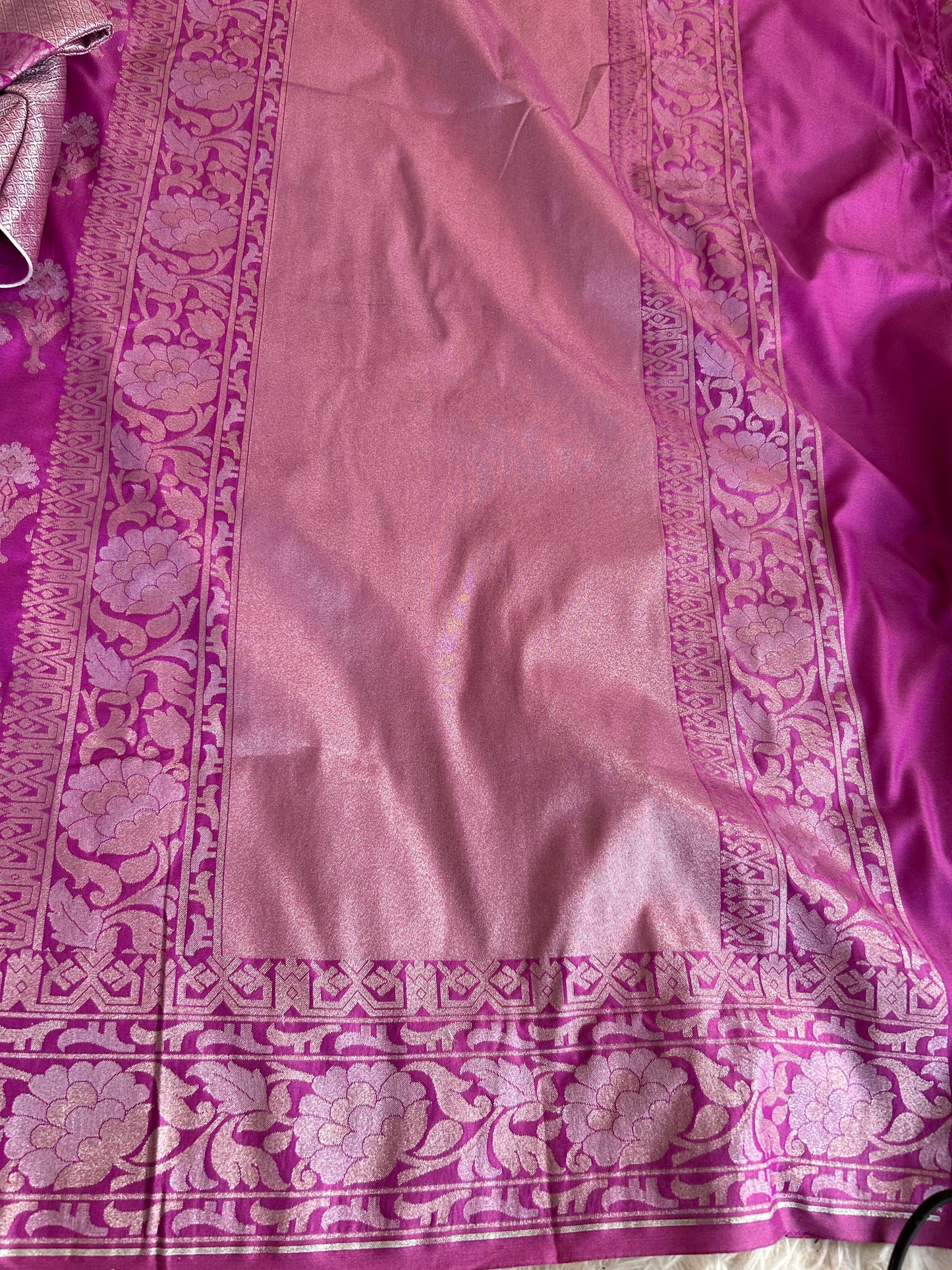 Soft Banarasi Saree in Lilac